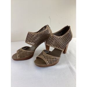 Franco Sarto Bentley Tan Leather Heel Size 9.5